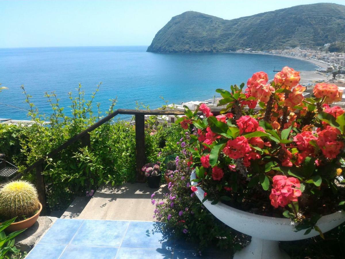 Villa Vista Mare Mela Lipari  Zewnętrze zdjęcie